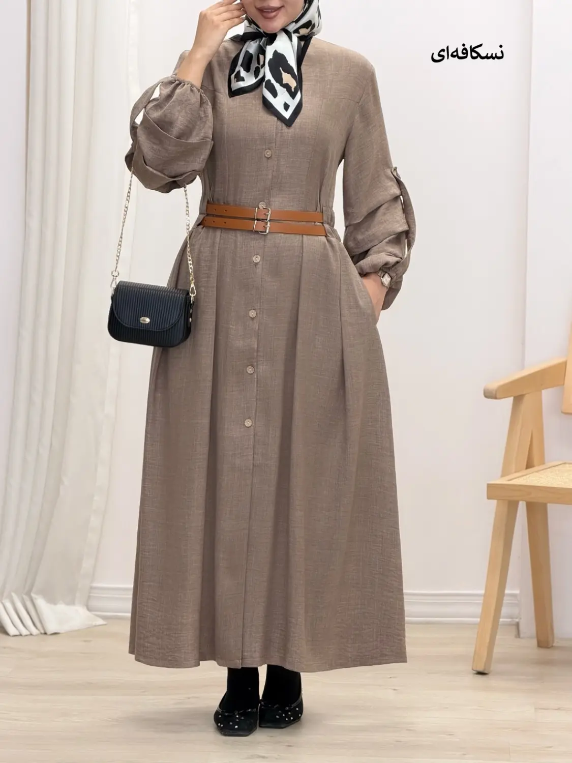 6501-پیراهن پریناز (ایراددار)